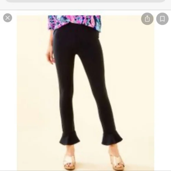 Lilly Pulitzer 26 1/2”Nira ruffle legging